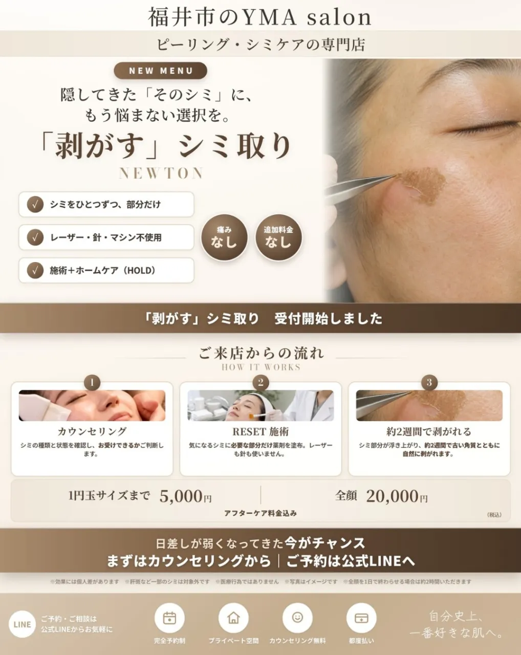 日差しが落ち着いてきた今がチャンス！